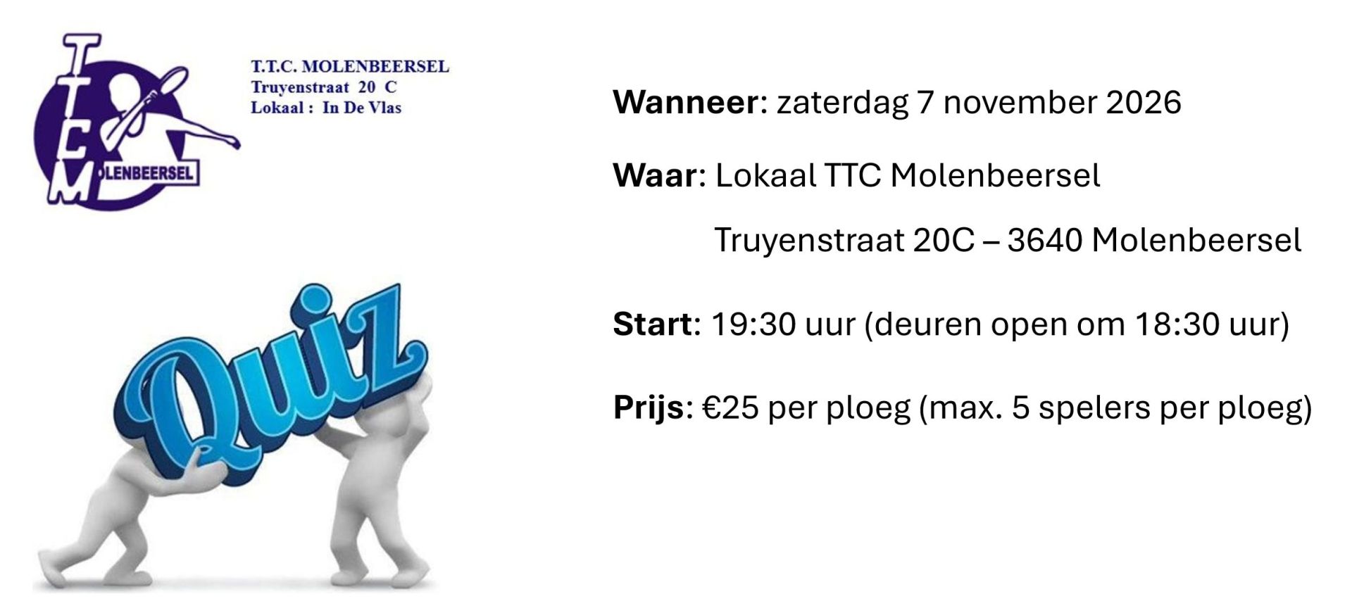 Quiz aankondiging 2026 1